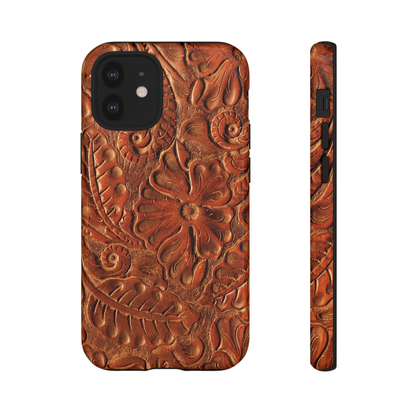 Flower Tooled Print Tough Cases