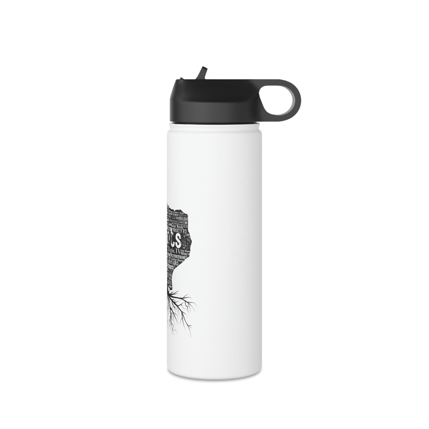 Elgin Stainless Steel Water Bottle, Standard Lid