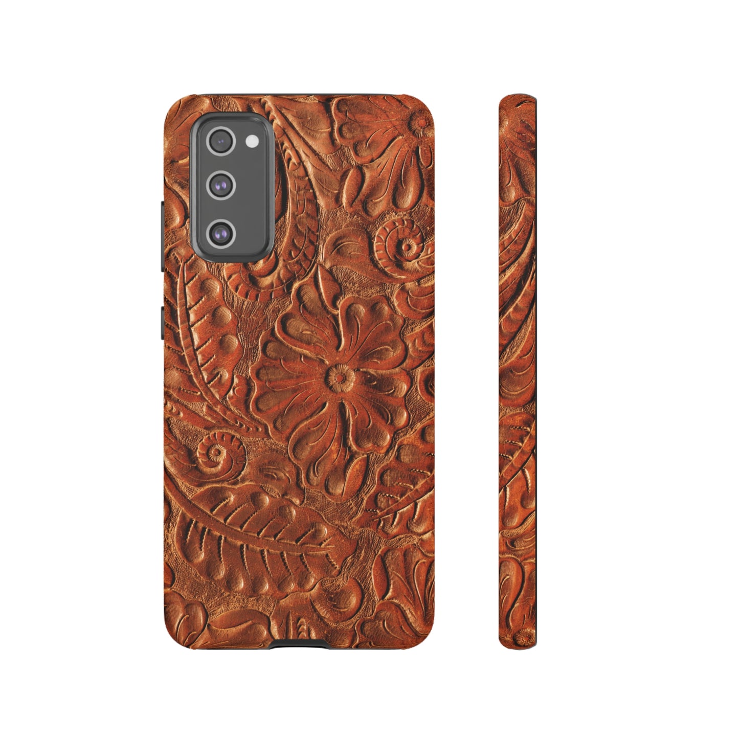 Flower Tooled Print Tough Cases