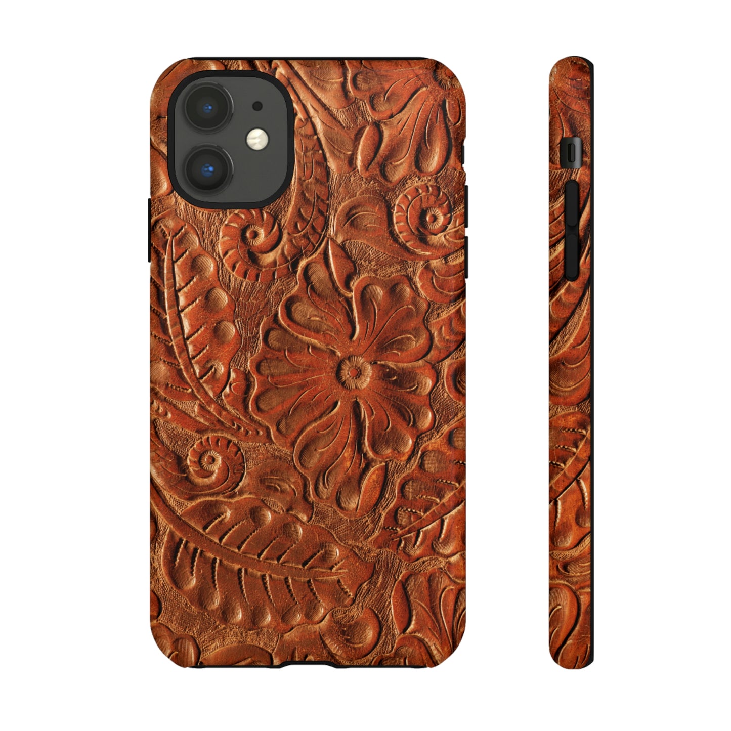 Flower Tooled Print Tough Cases