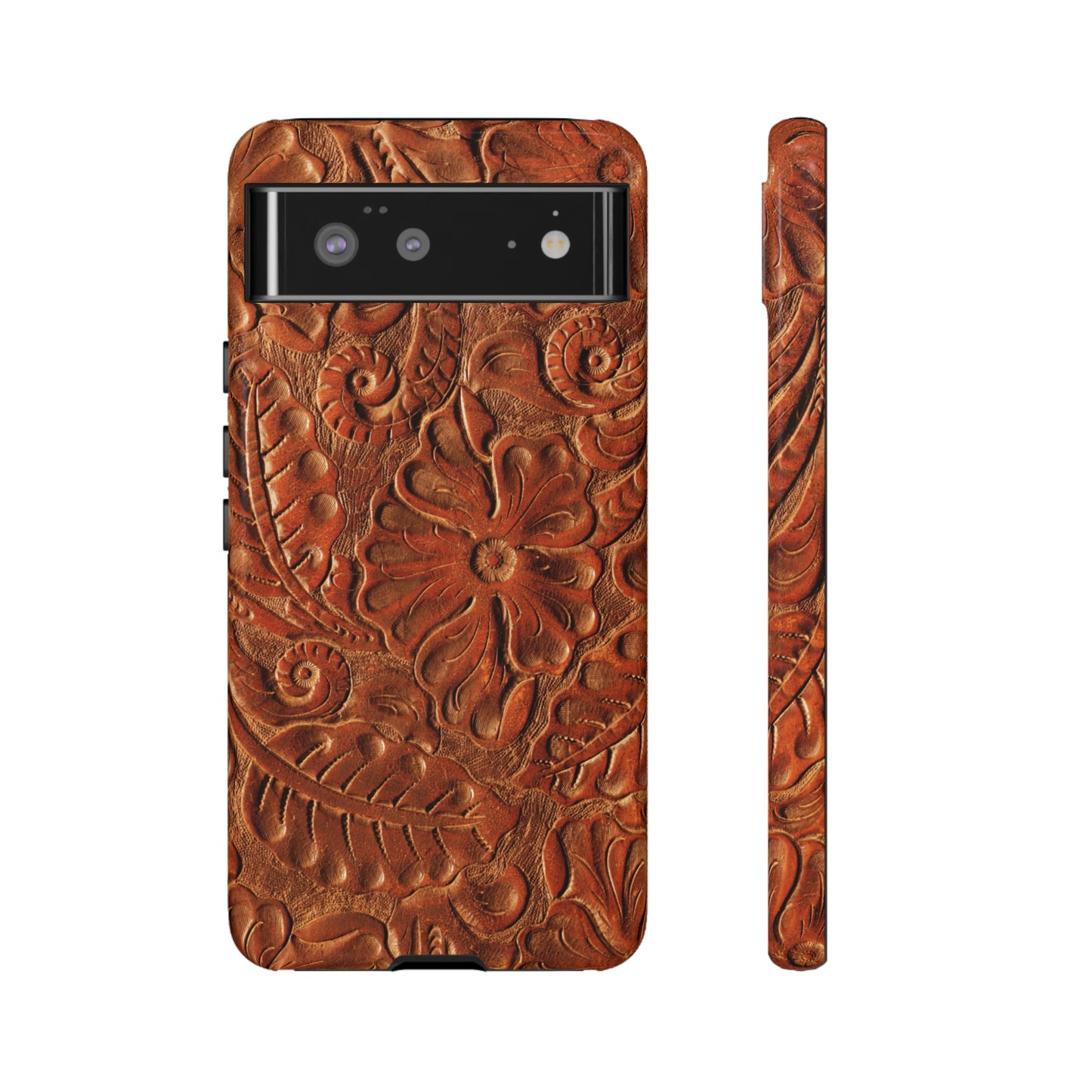 Flower Tooled Print Tough Cases