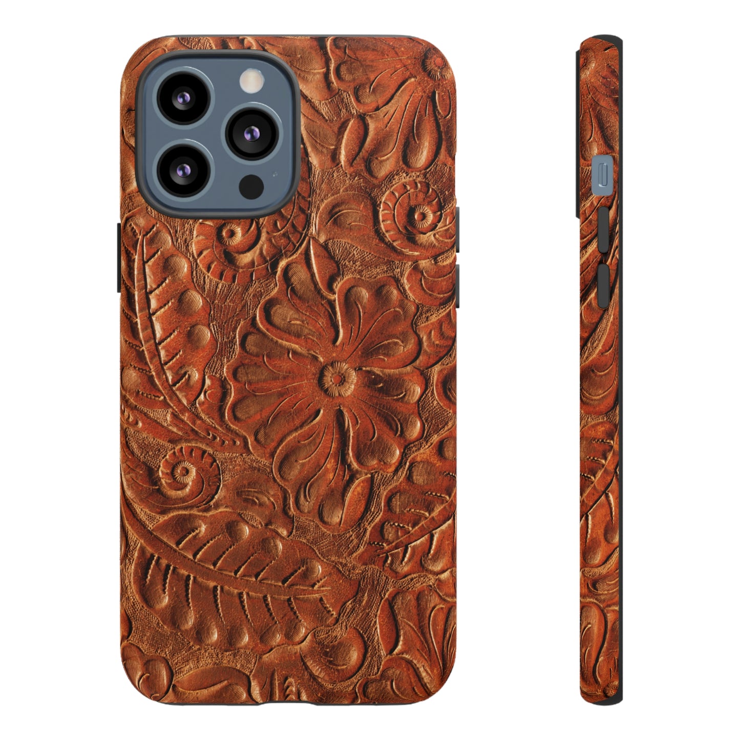 Flower Tooled Print Tough Cases