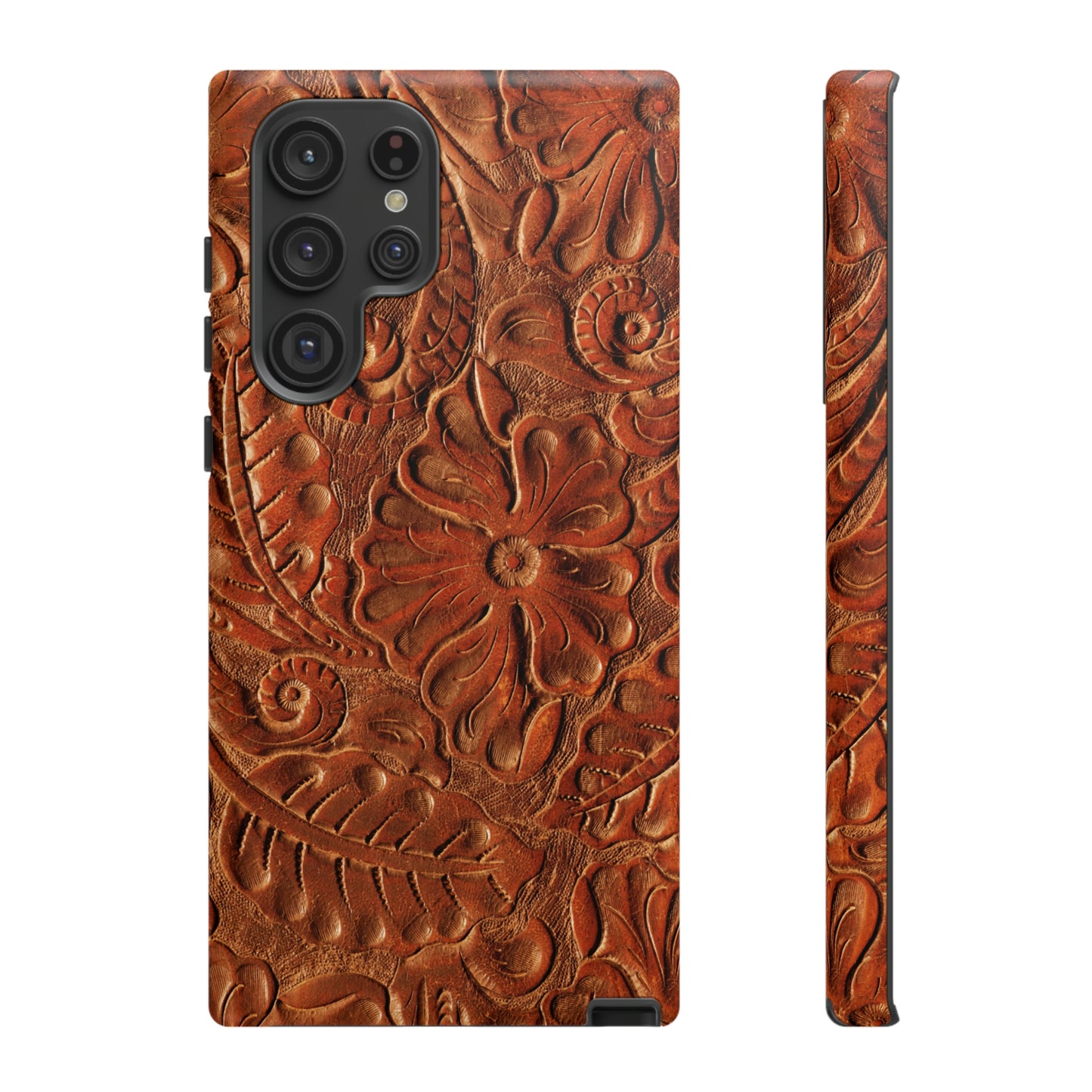 Flower Tooled Print Tough Cases