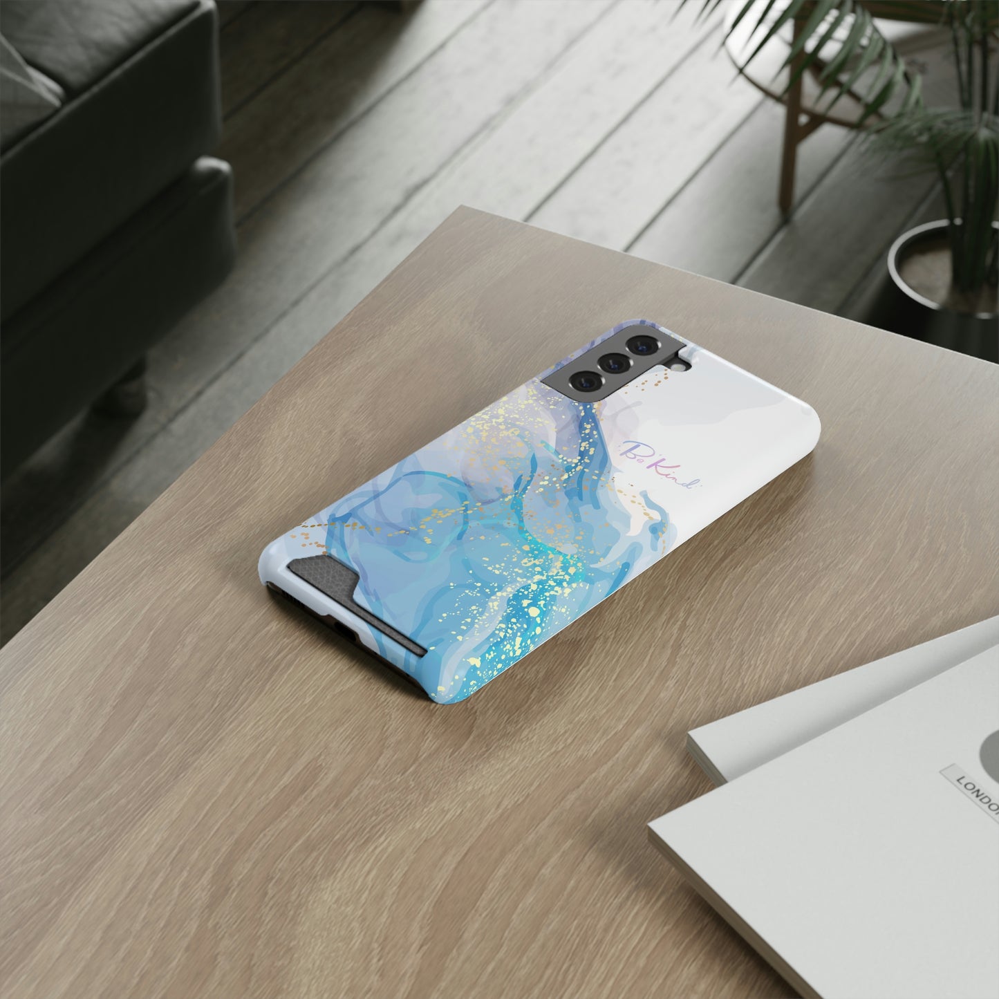 Be Kind Phone Case With Card Holder