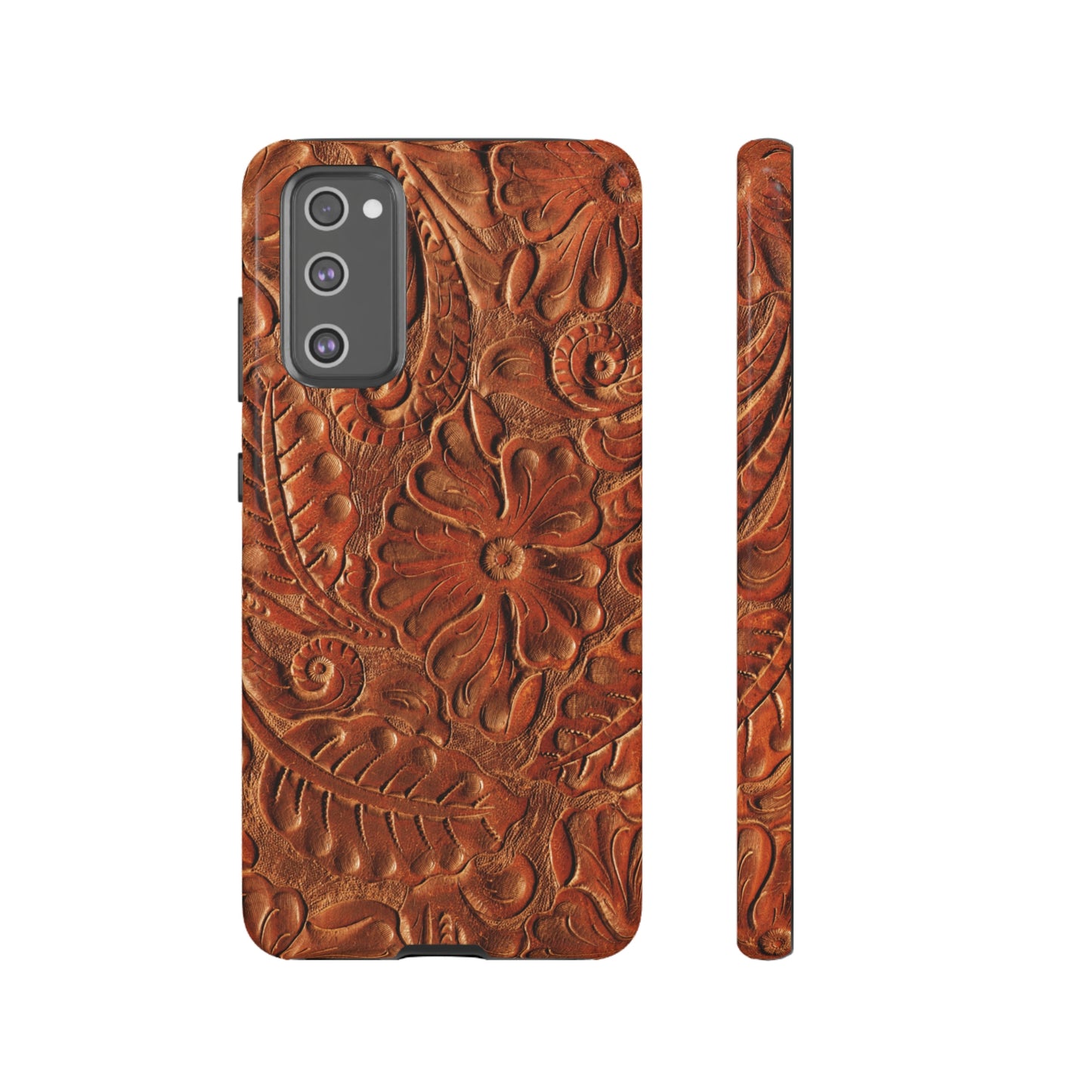 Flower Tooled Print Tough Cases