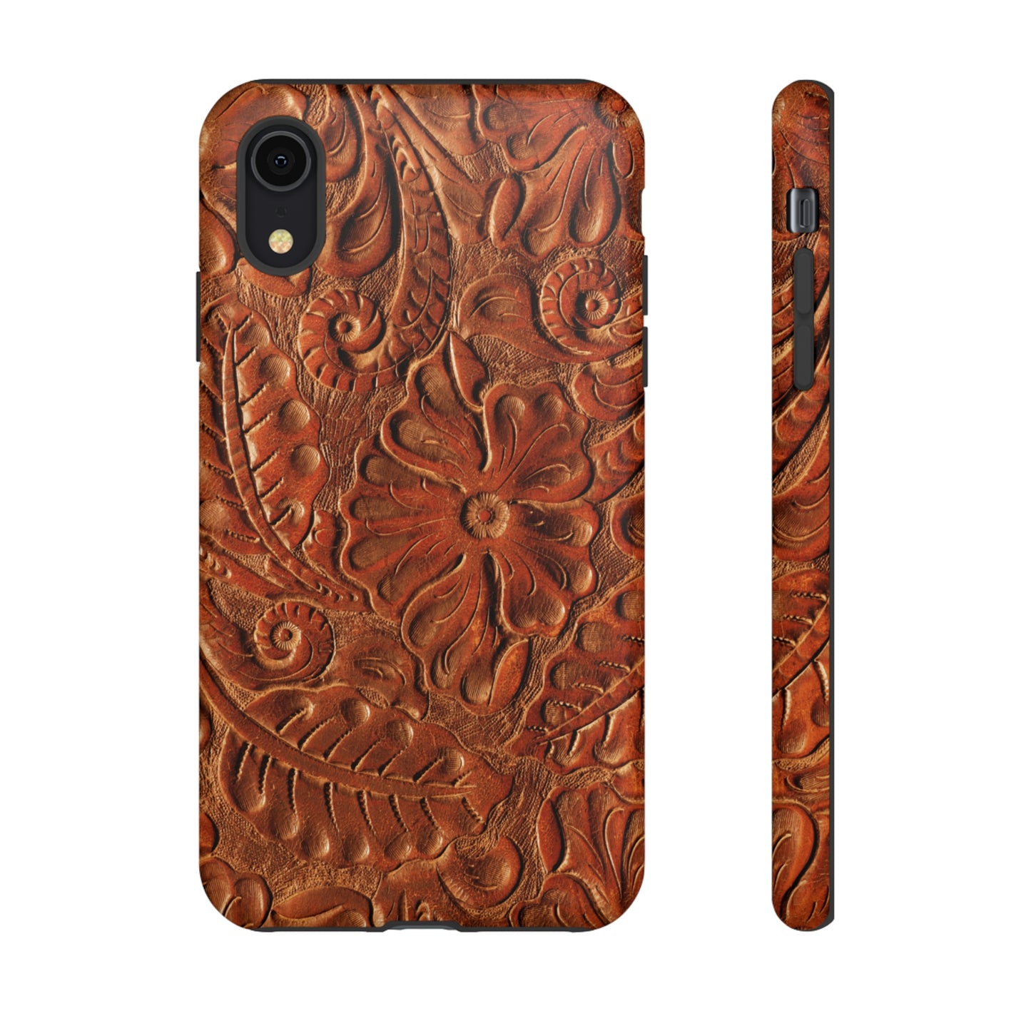 Flower Tooled Print Tough Cases