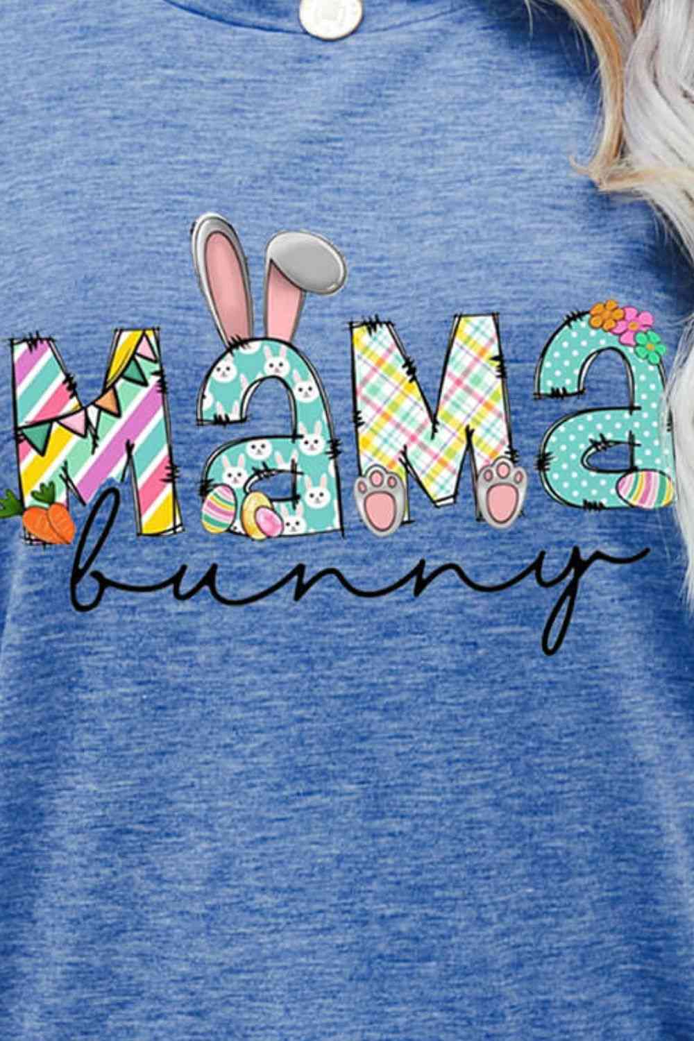 MAMA BUNNY Easter Graphic Tee