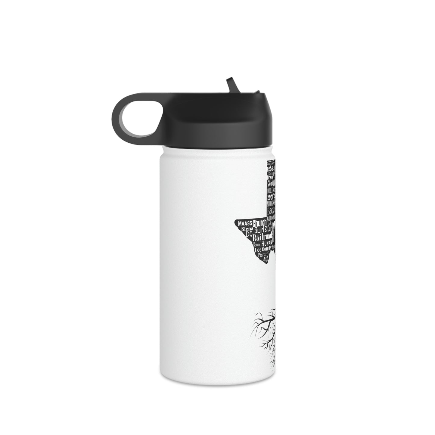 Giddings Roots Stainless Steel Water Bottle, Standard Lid