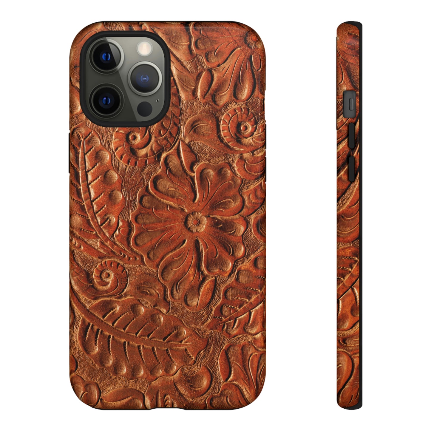 Flower Tooled Print Tough Cases