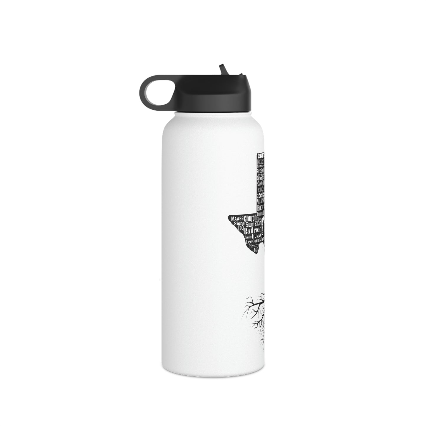 Giddings Roots Stainless Steel Water Bottle, Standard Lid