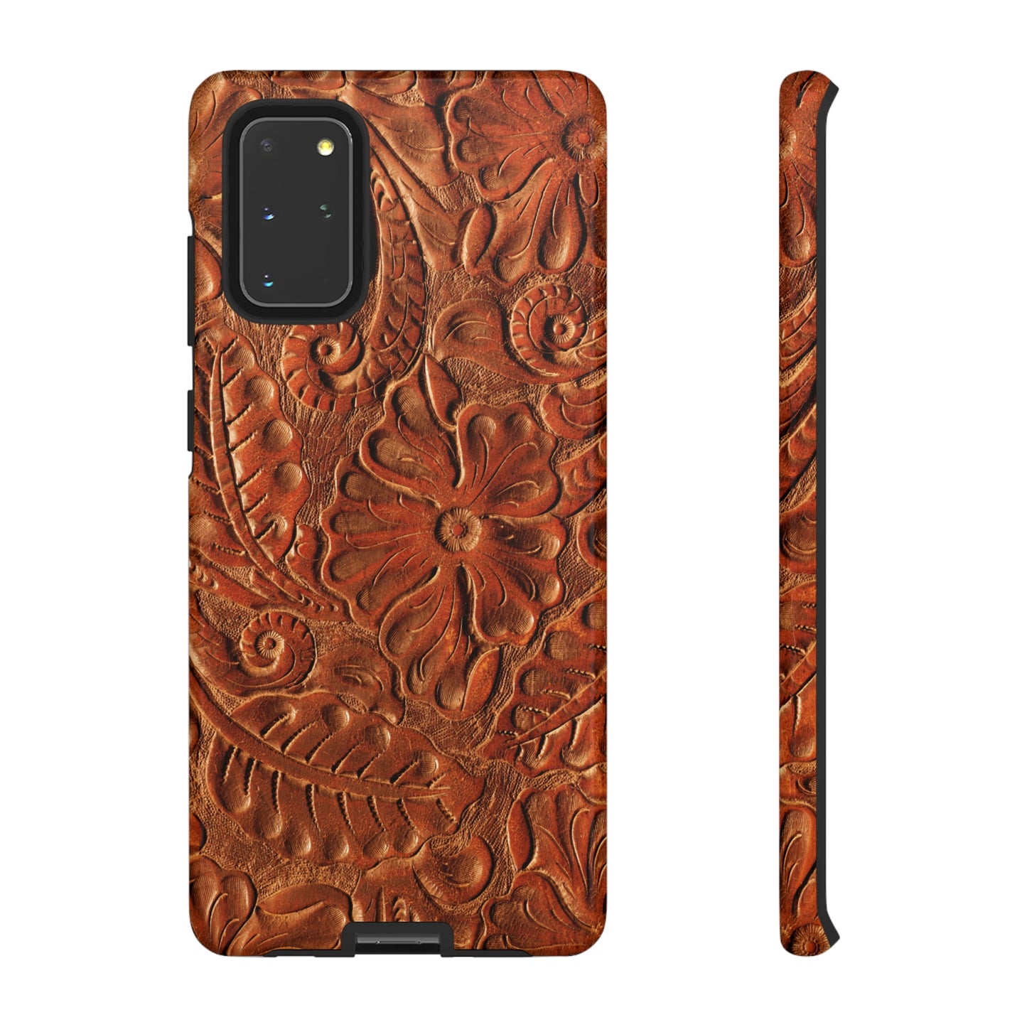 Flower Tooled Print Tough Cases