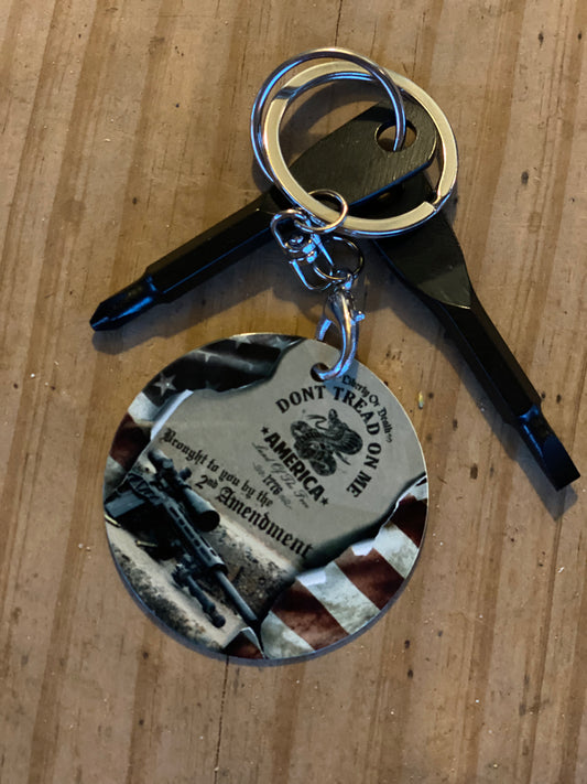 2nd Amendment screwdriver Keychain