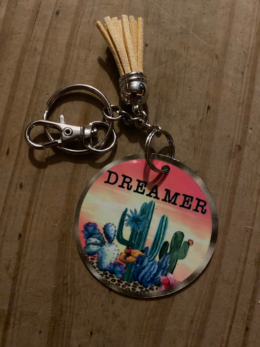 Dreamer Tiny Tassel keychain